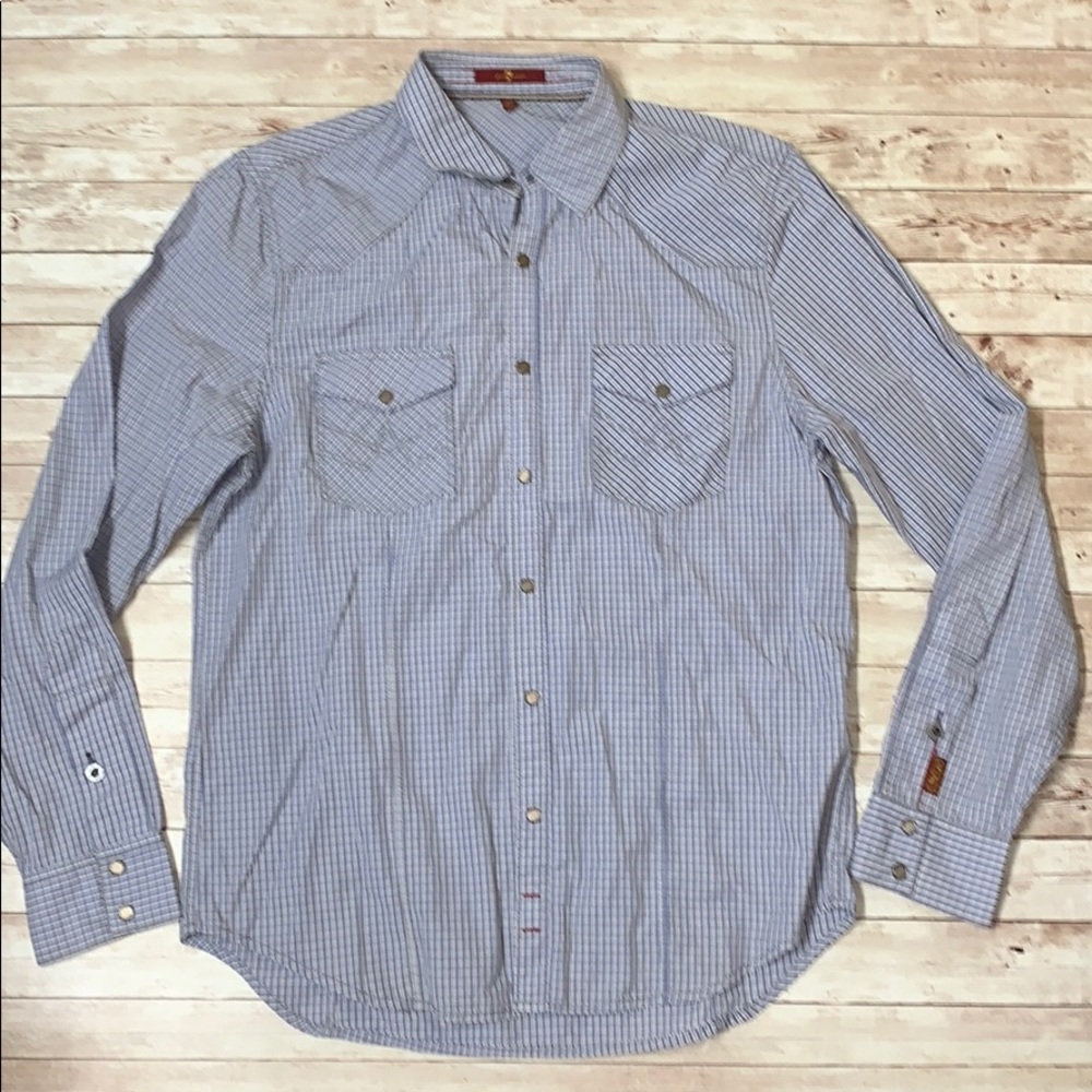 7 For All Mankind Snap Shirt Long Sleeve